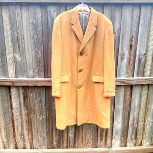 Mens Mark Royal Camel Cashmere Trench Coat Men's